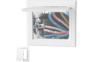 DIVONO Clapet d'entretien Trappe de Visite Panneau Trappe d'inspection Trappe Regard Compteur d'eau pour Comble, Plafond, Baignoire, boîtes à fusibles, Dissimule Les Fils et Les tuyaux