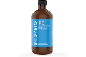 BodyBio PC - Phosphatidylcholine for Brain Health, Mental Clarity, Cognitive Function, Cellular Repair & Healthy Aging, Phospholipid Complex Supplement for Gentle Daily Detox