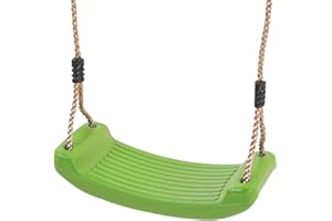 Garden Games Balançoire en Plastique de Premier Choix pour Les Enfants (Vert Pomme)