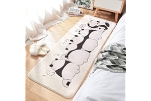 MOSHOINOT Alfombra Corredor Runner Infantil Lavable Alfombra Decorativa para Cuarto de los niños Sala de niños Cuarto del bebé Sala de estar Rectángulo Moderno Alfombras Mullida Infantiles Bebe 60 x 160 cm
