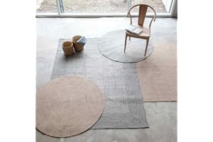 Knutzen Wohnen Outdoor Teppich wetterfest 70 x 120 cm Natur - Balkon Teppich Sisaloptik - Teppich Outdoor - Terassenteppich - Für den gemütlichen Flair in Ihrem Außenbereich