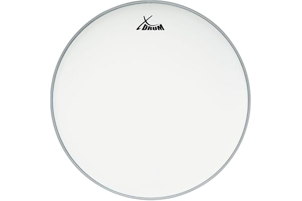 Peau de Caisse Claire XDrum 14" Coated (14" blanc, couche de Mylar rugueuse, son ouvert et chaud avec attaque discrète et sustain long)