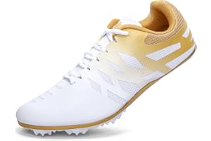 IFRICH Leichtathletikschuhe für Herren, Damen, Kinder, Jungen, Mädchen, 8 Spikes, 100–400 m, Laufschuhe, Rennschuhe, professionelle Sprint-Sport-Sneaker