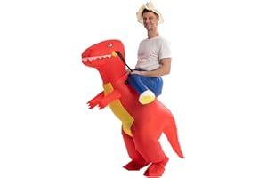 IRETG Costume da dinosauro gonfiabile per adulti divertente costume da dinosauro esplosione per insegnanti scuola festa di Halloween