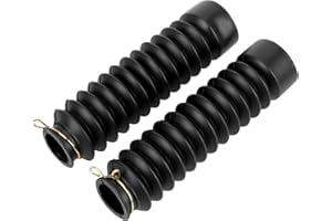 Flaconi Copertura Forcella Anteriore Moto,Copertura Anteriore Della Moto,Copertura in Gomma di Protezione,Copertura Protettiva per Copri Forcella Moto,Adatto per la Maggior Parte Delle Motociclette