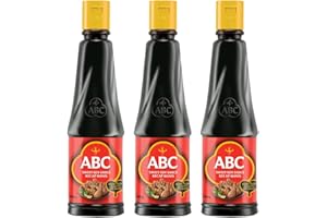 WORLD FOOD SHOP ABC Kecap Manis Sweet Soy Sauce 275ml - Pack of 3