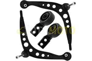 TEILEX Germany Kit bras de suspension avant composé de 4 pièces automobiles, ajustement spécifique au véhicule BMW Série 3 E36 Z3 Noir