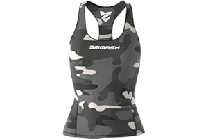 SMMASH Sport Top Canotta da Donna Canotta da Allenamento Traspirante Ad Asciugatura Rapida Fitness Yoga Gym