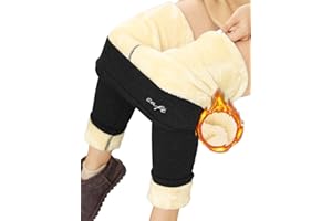 UMIPUBO Legging Polaire Femme Hiver Chaud Pantalon Doublé Polaire Pantalon de Jogging Thermique Filetage Elastiques Leggings de Sport