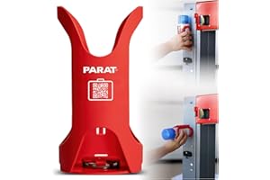 PARAT PARA-X Magnetic Can Holder | Dosenhalter für Spraydosen mit 65 mm Durchmesser | Magnethalter für Werkstatt, Fahrzeugeinrichtung & Werkzeugwagen | Robuste Halterung aus Kunststoff in Rot