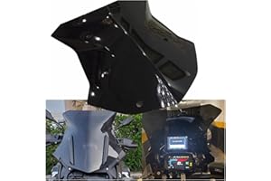 MAILECI déflecteurs Moto Pare-Brise Pare-Brise Protecteur d'écran pour BMW R 1200GS 1250GS pour LC pour GS 1200 1250 pour LC pour ADV pour L'Aventure Pare-Brise (Couleur : Le Noir)