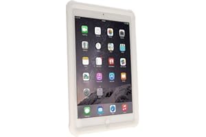 TECHGEAR Coque Bumper pour iPad Air 2 (iPad 6) Coque de Protection Caoutchouc Résistante aux Chocs avec Bords et Coins Renforcés + Film de Protection [Blanc] - Non Compatible iPad Air/Air 5