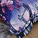 Anself 4pcs 3D Printed Bedding Set Bedclothes Tower Bridge and Plum Blooming Queen Size Duvet Cover+Bed Sheet+2 Pillowcases Home Textiles