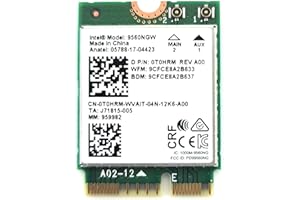 Intel Wireless-Ac 9560 - Tarjeta de red, M.2 2230, 2X2 Ac+Bt, Gigabit, No Vpro