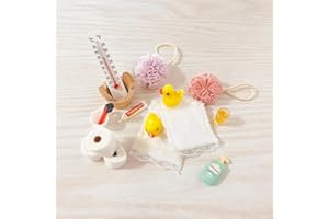 AKSXU Wichtel Zubehör,15pcs Miniatur Wichtelzubehör Bade-Set für Wichteltür Weihnachten Deko und Puppenhaus, Wichtel Wasch Set Badeutensilien mit Mini Zahnpasta Zahnbürste Badeschwamm Ente Klopapier Rollen