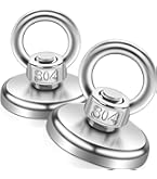 DiiWmme 6 Magnethaken Extra Stark – 14 Kg Haftkraft, Neodym & Stanzfrei Für Küche & Büro