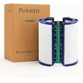 Purmed Hepa Filter + Carbon Filter Compatible with Dyson TP04 HP04 DP04 TP05 HP05