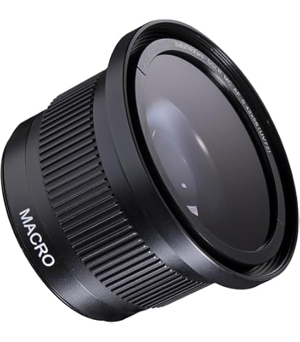 Objectif Macro Grand Angle Neewer 52mm 0.45x - Lentille De Conversion Universelle Pour Appareil Photo