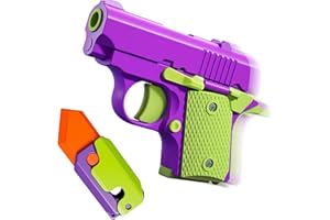 DAZZTIME Fidget Toy pistolet piankowy, zabawka fidget, zabawka grawitacyjna, zabawka dla dzieci i dorosłych, zabawka edukacyjna, model pistoletu, na prezent dla dzieci i dorosłych