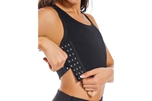 Funyco Binder Trans Atmungsaktiv Chest Binder Mehrreihig Einstellbare Brust Binder für Damen Tomboy Transgender FTM