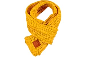 Boomly Autunno e Inverno Semplice di colore solido Modo Carino Calda Sciarpa Lavorata a maglia Scaldacollo Collo Wrap Sciarpa per Bambino Neonato