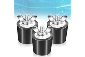 ASYINXSON Pool Winterstopfen, Pool Gummistopfen mit Edelstahlbolzen, Winterstopfen Pool für Intex Pool für Schwimmbecken Abflussrohrleitungen (38-51MM)