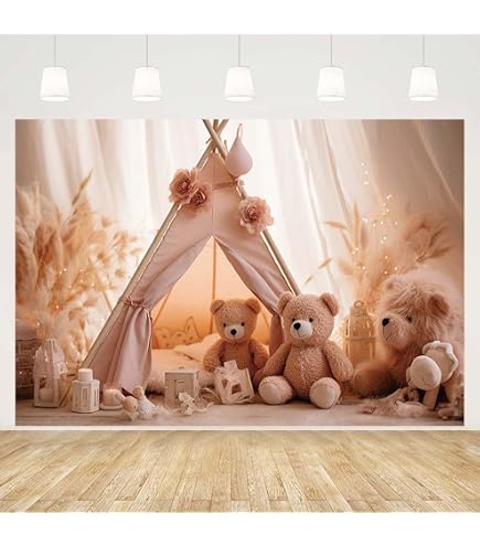 Oster-Fotohintergrund 2,1 X 1,5 M – Frühlingshaft Mit Hasen, Eierzaun & Blumen (wasserfest, Faltbar, Für Studio & Party)