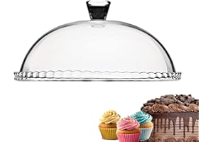 PASABAHCE Patisserie campana in vetro set 2 Pezzi - 32 Cm