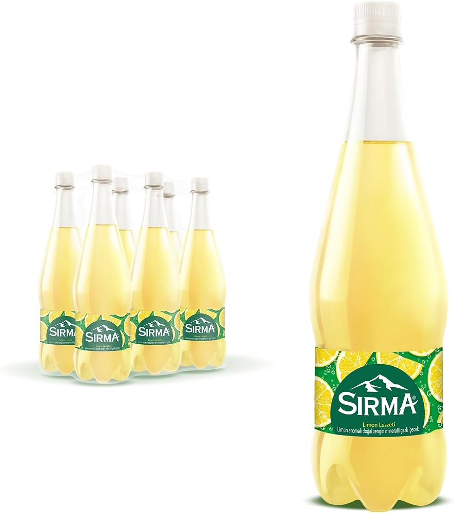 Sırma C Vitaminli Limon Aromalı Doğal Maden Suyu 6x1 L