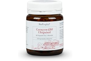 ‎BIOPROPHYL BioProphyl® Coenzym Q10 Ubiquinol - 100 mg bioaktives Coenzym Q10 aus fermentativer Herstellung - 60 vegetarische Kapseln