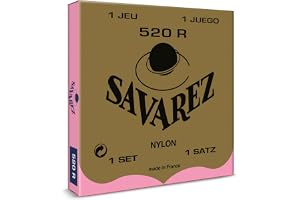 Savarez 520 R strängar för traditionell konsert 520R Standard spänning klassisk gitarrset Nylonröd bassträngar Silverpläterad