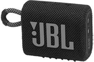 JBL GO 3 Speaker Bluetooth Portatile, Cassa Altoparlante Wireless con Design Compatto, Resistente ad Acqua e Polvere IPX67, fino a 5 h di Autonomia, USB, Nero