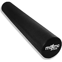 2 x Rouleau Mousse 45cm Noir Maximo Fitness Rouleau Fascia