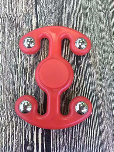 Wangyue Hand Spinner New Style Octopus Fidget Spinner EDC Focus Anxiety Stress Relief Toys With Four Weight Gain Stainless Steel Balls Red Wangyue Hand Spinner New Style Octopus Fidget Spinner EDC Focus Anxiety Stress Relief Toys With Four Weight Gain Stainless Steel Balls Red