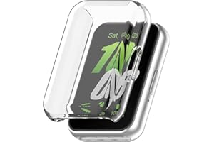 BYISYUE Etui do Samsung Galaxy Fit 3 folia ochronna, silikon TPU ochrona wyświetlacza case cover, ochrona przed zarysowaniami i kurzem obudowa do Samsung Galaxy Fit 3 (przezroczysta)