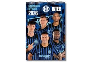 EURO PUBLISHING: Calendario Verticale Inter 2026 - cm 29x42 - Prodotto Ufficiale
