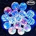 Produktbild Gedruckte Bedruckte Blumen LED leuchten Party Glow in The Dark Luftballons Party Dekrationen für Weihnachten, Feier, Geburtstag, Hochzeit usw. (45 + 5 kostenlose PCS)