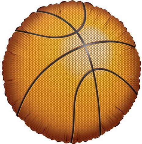 18" Basketball Silver Lining Balloon (1 ct)