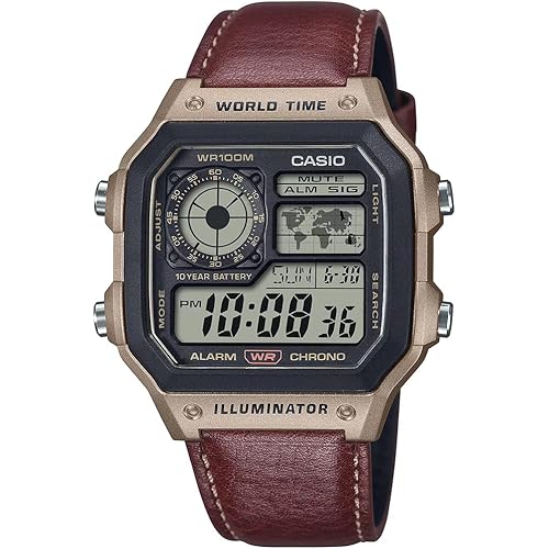 Casio Youth AE-1200WHL-5AVDF Digital Black Dial Unisex (D383)