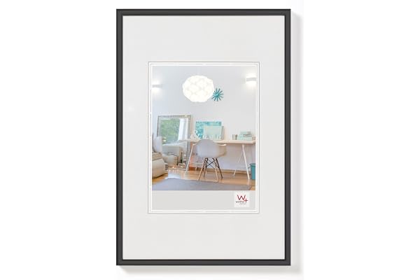 walther design Cadre Photo Noir 24 x 30 cm Nouveau Cadre en Plastique Lifestyle KV430B