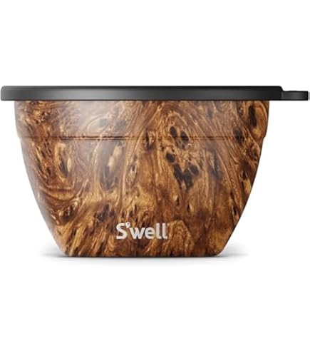 S'well Salade Bowl Kit, Azurite Marble, 1.9L - Salade Lunch Box met Condiment Container en Verwijderbaar Dienblad - Lekvrij en Vaatwasmachinebestendig S'well Salade Bowl Kit, Azurite Marble, 1.9L - Salade Lunch Box met Condiment Container en Verwijderbaar Dienblad - Lekvrij en Vaatwasmachinebestendig