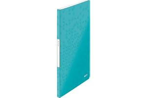 Leitz WOW Demopärm, A4, 20 fickor, rymmer 40 ark, isblå, 46310051