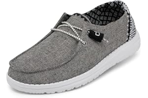 Hey Dude Femme Wendy Chambray MOC Toe Shoes