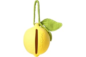Oli & Carol - Boîte à Sucette en caoutchouc naturel - Cadeau pour parents et bébés - Lou the Lemon