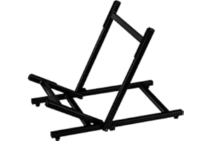 Ortega Guitars Floor Amp Stand – Klappbarer Ständer für Verstärker bis 40 kg – Stahl, Schwarz (OAS-FL)