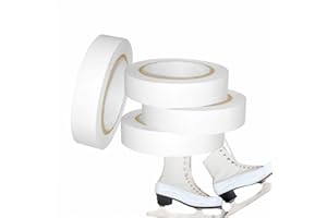 asdmm Figure Skate Tape - Skating Shoes Protection Sheet, Strong Adhesive Cover for Ice Hockey, 4 Rolls