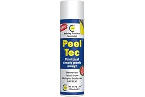 ARA CHOICE C.T.1 – C-Tech Peel Tec Paint Remover Aerosol – 500ml | Fast Acting – Methyl Chloride Free Paint Stripper for Wood – Metal – Stone & Asphalt | Safe – No-Scratch – VOC-Based Gel Formula