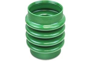 Kisbeibi Faltenbalg Kofferraum Jumping Jack Compactor Faltenbalg für Wacker Rammer Tamper - OEM 1006882, TPU Compactor Tube ID170mm H260mm Compactor Tamper Balg Boot Industrial Tool Part