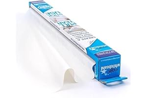 Magic Whiteboard Sheets Stick on Wall - A1 Static & Portable White Board for Walls, Doors, Windows, Fridges, & Glass - Easy Clean, Plain White Dry Erase Board for School & Office