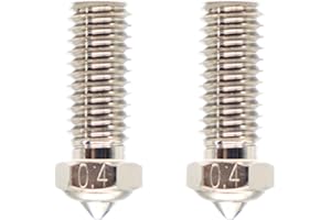 QIDI TECH Imprimante 3D Buses d'extrusion en cuivre 0.4 mm M6 pour X-PLUS3/X-MAX3/X-SMART3, 2 pcs